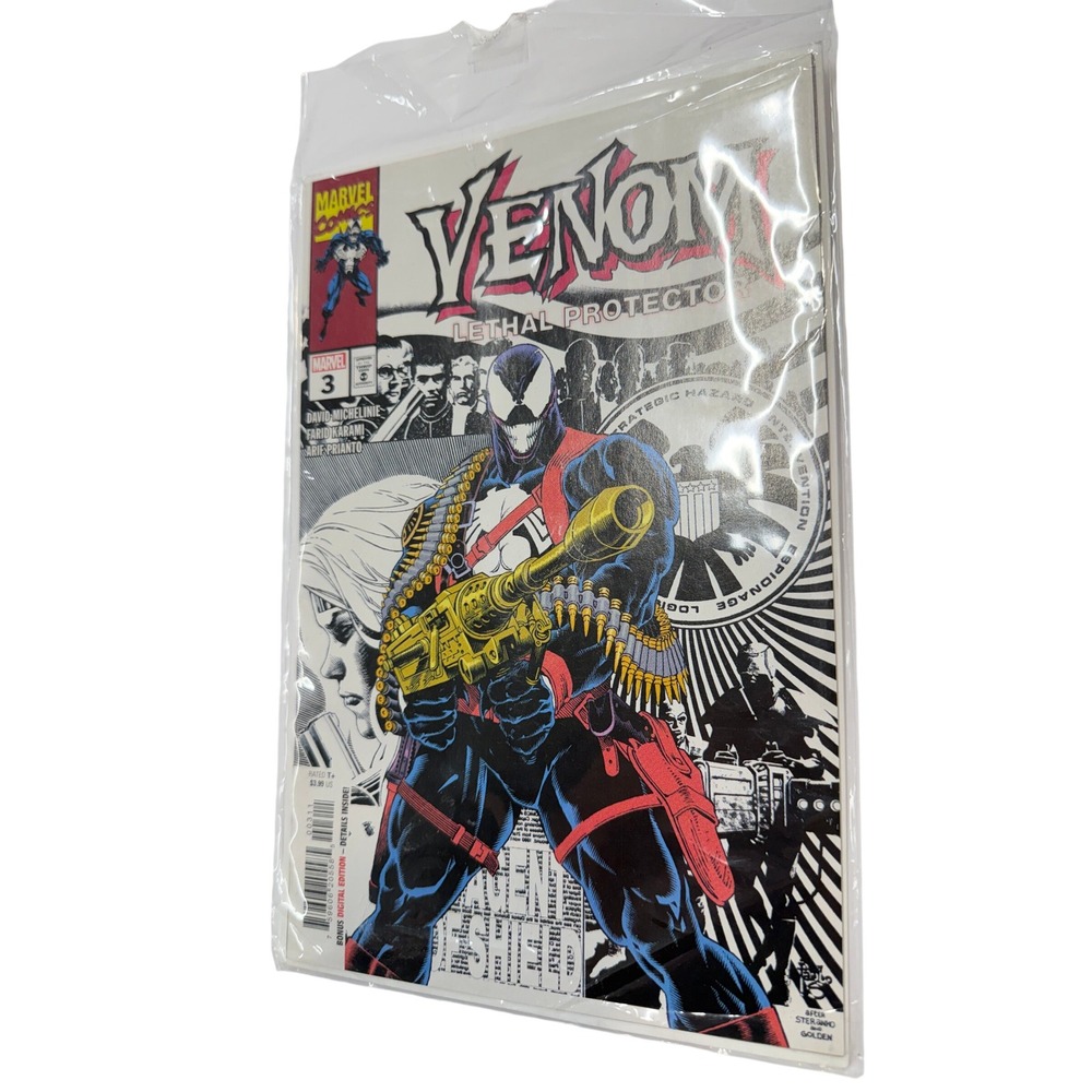 Marvel Comics Venom Lethal Protector 3 Variant Cover David Michelinie 2023
